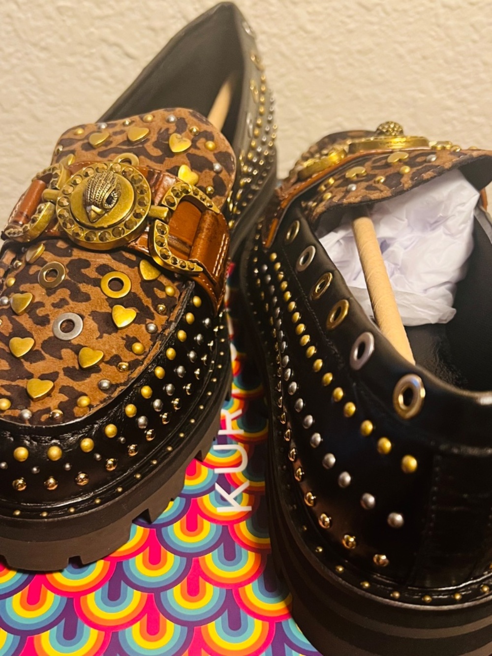 Brand New Kurt Geiger MANSION STUD LOAFER - Picture 7 of 7